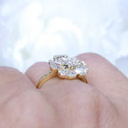 0.69CT Diamonds in 14K Yellow Gold Floral Ring PJR58537A