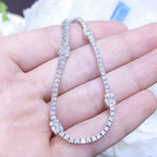 2.64ct Baguette and Round Cut Diamond Necklace in 14K White Gold PJN4893WG