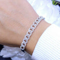 2.16CT Diamond Bangle in 14K White Gold PJB4134A
