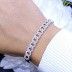 2.16CT Diamond Bangle in 14K White Gold PJB4134A