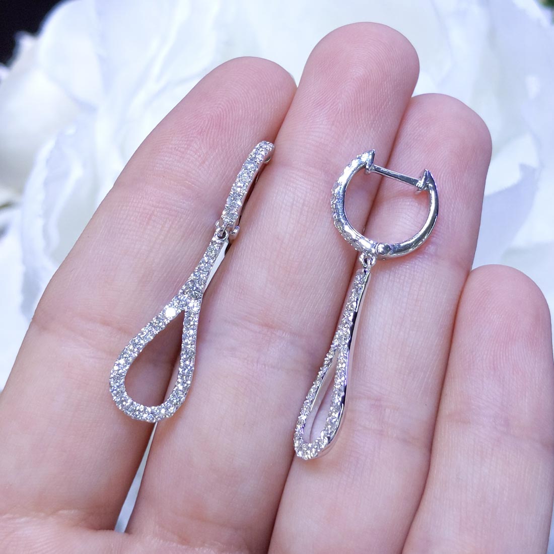 1.36CT Diamond Earrings AER-11136 ANZG
