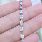 2.82ct Baguette and Round Cut Diamond Necklace NE0110WG