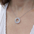 1.56ct Diamond 18K White Gold Pendant KOK47544