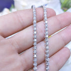 6.67ct Tennis Diamond Necklace in 14K White Gold PJN5294WG