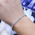 4.55CT Diamond Tennis Bracelet in 14K White Gold DB151