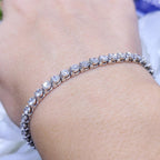 4.55CT Diamond Tennis Bracelet in 14K White Gold DB151