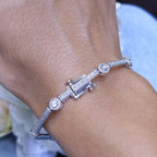 1CT Diamond Bracelet in 14K White Gold DB046