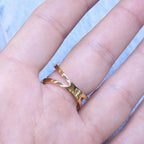 18K Rose Gold Asscher & Round Diamond Statement Ring – 1.97CT F/G VS | DR103