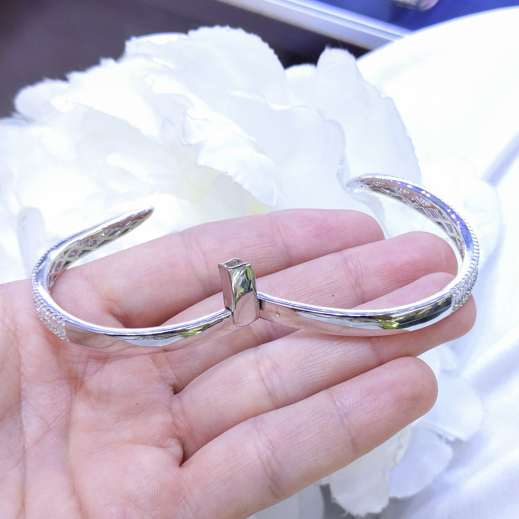 3.18CT Diamond Bangle in 14K White Gold PJB5424WG