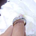 14K White Gold Round Diamond Band – 2.00CT G-H/SI | WB173