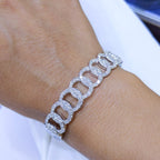 3.17CT Diamond Bangle in 14K White Gold PJB5399WG