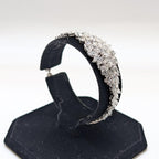 18k White Gold Diamond Bracelet with Marquise and Round Cut Diamonds DB044 TTTJ