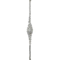 18k White Gold Diamond Bracelet with Marquise and Round Cut Diamonds DB044 TTTJ