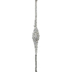 18k White Gold Diamond Bracelet with Marquise and Round Cut Diamonds DB044 TTTJ