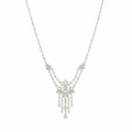 18K White Gold Diamond Necklace – 11.20ct Diamond DN0057 IANJJ