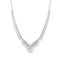 18K White Gold Diamond Statement Necklace – 23.83ct Diamonds DN021 IEJJJ