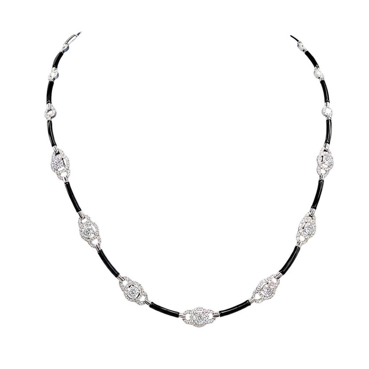 18K White Gold Diamond Necklace – 2.31ct Diamonds DN0028 NIEJ