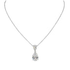 14K White Gold Lab-Grown Diamond Pendant Necklace – 3.55ct  IGJJ