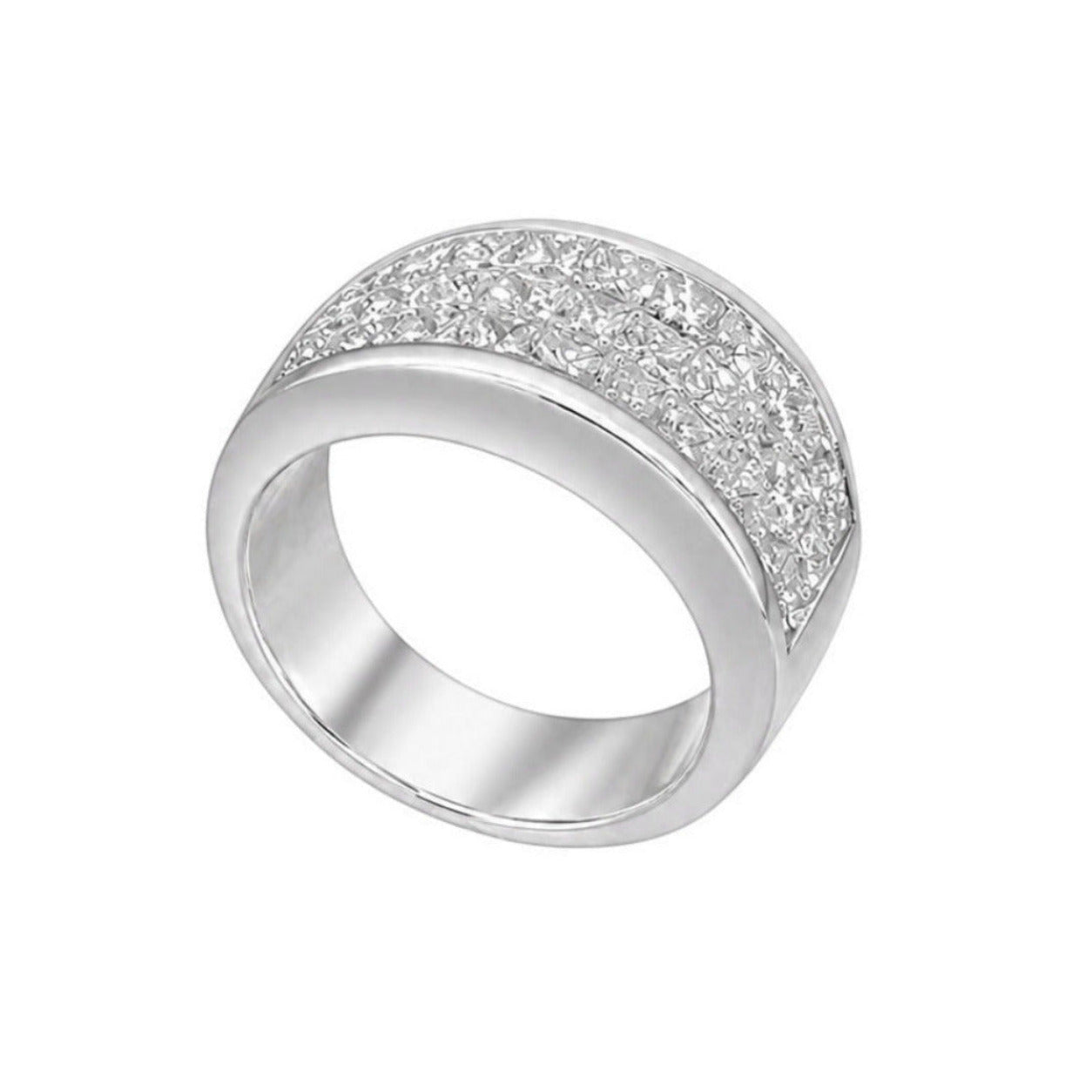 Platinum 1.50 CT Princess Cut Diamond Ring WB1081 ITJJ