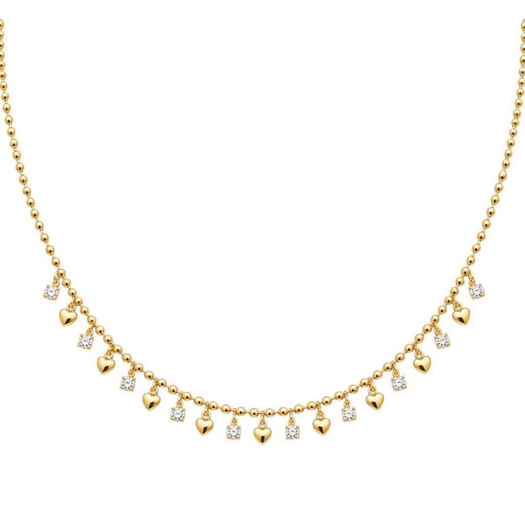 14K Yellow Gold Diamond Necklace – 0.68 CT, 14–17” Adjustable KVN00335-001