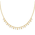 14K Yellow Gold Diamond Necklace – 0.68 CT, 14–17” Adjustable KVN00335-001