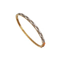 18K Yellow Gold Diamond Bangle Bracelet – 1.76 CT DB031 IZJJ