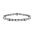 14K White Gold Diamond Bracelet – 3.77 CT DB084 GISJ