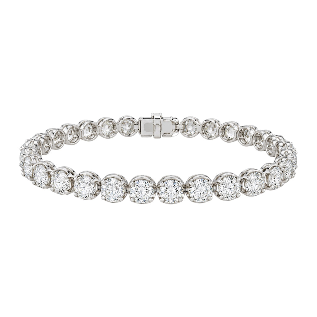 14K White Gold Diamond Bracelet – 6.10 CT DB0069 AJJJ
