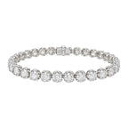 14K White Gold Diamond Bracelet – 6.10 CT DB0069 AJJJ