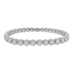 18K White Gold Diamond Bracelet – 5.20 CT  DB0016 NZGJ
