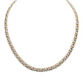 18K Two-Tone Gold Diamond Cuban Chain – 2.67CT CC4219-3
