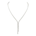 14K White Gold Diamond Necklace – 8.27 CTW, Near-Colorless VS2–SI1 PJN6208WG