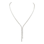 14K White Gold Diamond Necklace – 8.27 CTW, Near-Colorless VS2–SI1 PJN6208WG