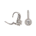 14K White Gold Diamond Earrings – 1.34 CT IIJJ