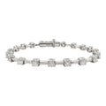 14K White Gold 3.04CT Diamond Bracelet