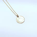 Yellow Gold Star of David "Am Yisrael Chai" Pendant. 14k Yellow Gold