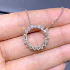 Diamond Circle of Love Diamond Pendant (etsy image id: 2752107316)