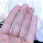 4.20CT Inside-Out Diamond Hoop Earrings (etsy image id: 2770873534)