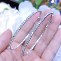 5.20CT Inside-Out Diamond Hoop Earrings (etsy image id: 2818550827)