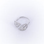 1.15CT Baguette and Round Diamonds Floral Statement Ring __etsy:3060156182
