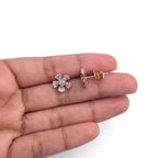 14K Rose Gold 0.92ct Diamond Earring (etsy image id: 3357488922)