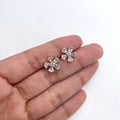 14K Rose Gold 0.92ct Diamond Earring (etsy image id: 3405180079)