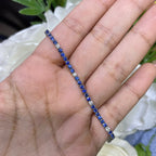 3.04ct Sapphire Tennis and 0.38ct Diamond Bracelet in 18kt White Gold (etsy image id: 3708102981)