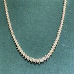 4.00ct Round Cut Diamond Tennis Necklace (etsy image id: 3765264095)