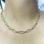 2.19ct Diamond Necklace set in 14kt Yellow Gold (etsy image id: 3769425608)