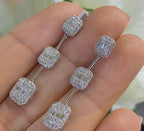 14K White Gold 0.94ct Diamond Earrings DCE13659-2 . IJJJ (etsy image id: 4467341409)