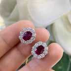 14K White Gold 2.00ct Natural Rubies with 2.00ct in Diamonds. (etsy image id: 4791951512)