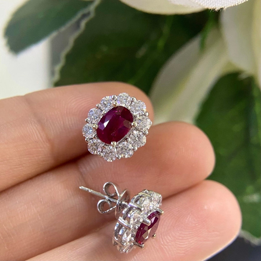 14K White Gold 2.00ct Natural Rubies with 2.00ct in Diamonds. (etsy image id: 4791951520)