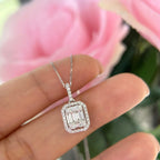 14K White Gold 0.51ct Diamond Pendant Necklace PJP49714 __etsy:4971051217