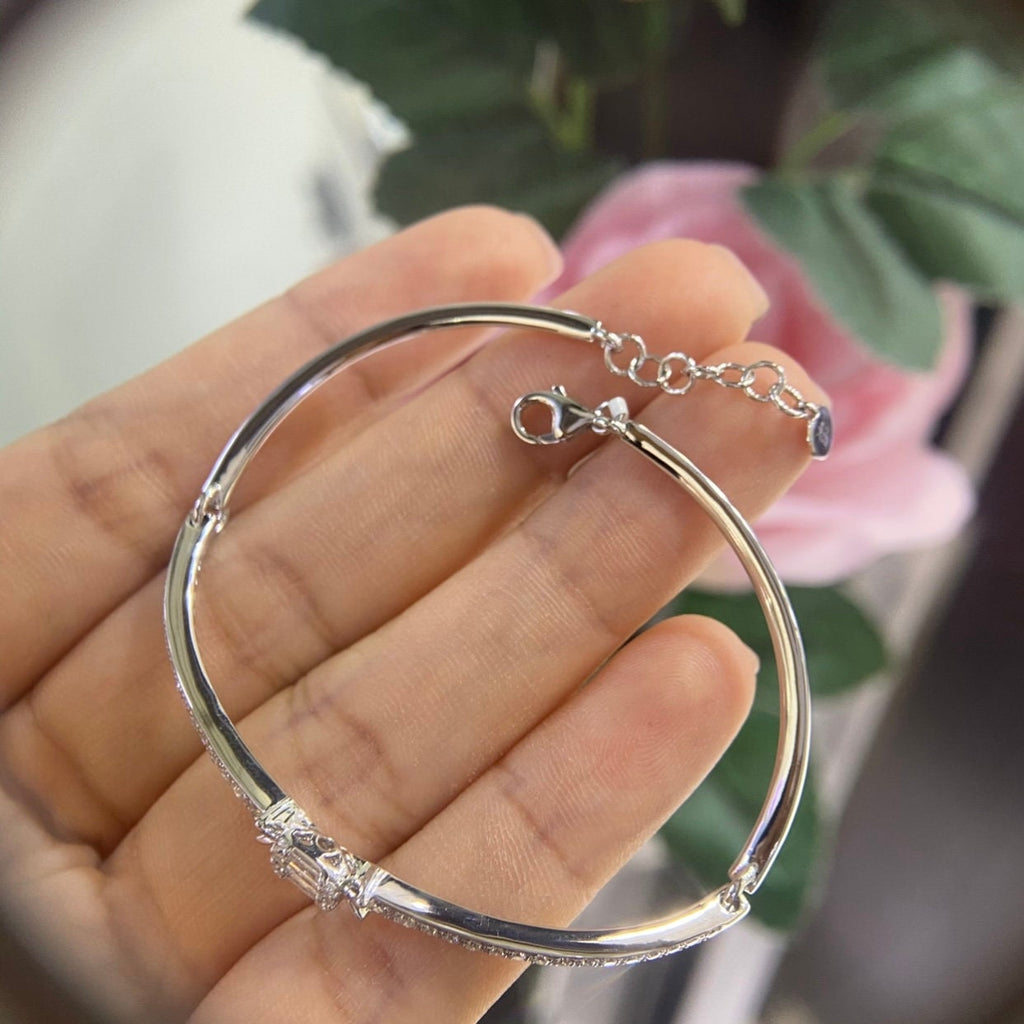 14K White Gold 0.96ct Bracelet DCB4184 IAJZ (etsy image id: 5025162642)